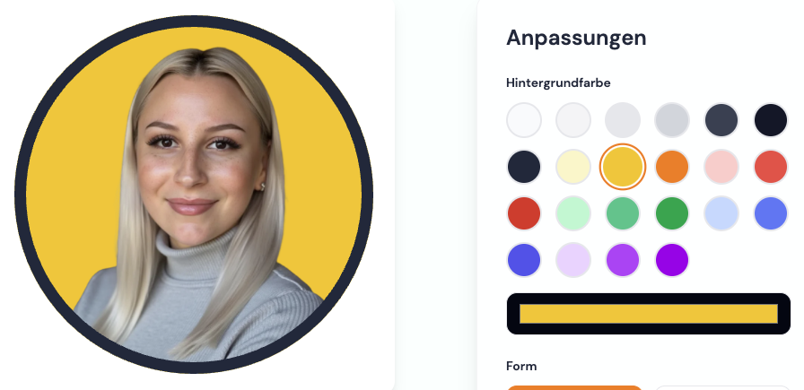 Hintergrund ersetzen Tool